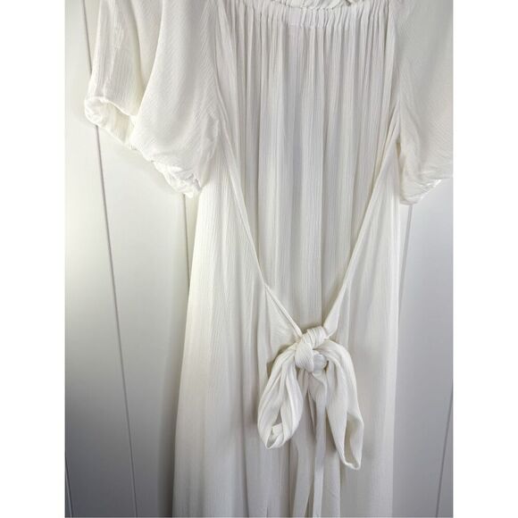 NWT Coven & Co White Milkmaid Dress Size XS Lagenlook Maternity - Picture 10 of 13
